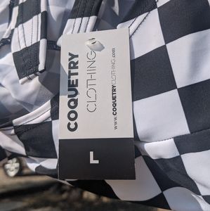 Coquetry Josie Halter Bell Bottom Flare Catsuit